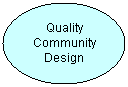 Oval: Quality 
Community 
Design 

Design
