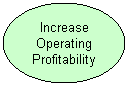 Oval: Increase 
Operating 
Profitability 

